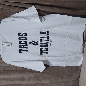 Tacos and Tequila Unisex Sz XL Tee